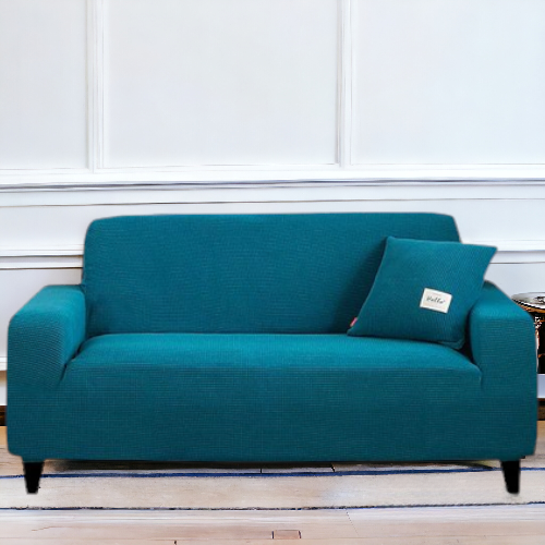Micro Mesh Fitted Sofa Cover | Zinc Color