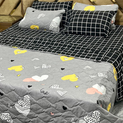 6 PCs Cotton Quilted Comforter Set CS.02