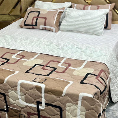 6 PCs Cotton Quilted Comforter Set CS.02