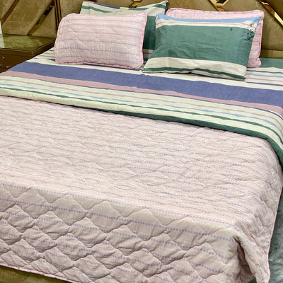 6 PCs Cotton Quilted Comforter Set CS.02