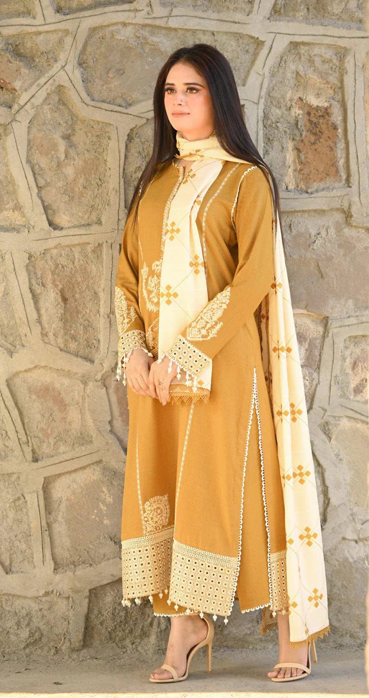 Asim Jofa- wedding Session Embroided Winter collection 3pc SC-