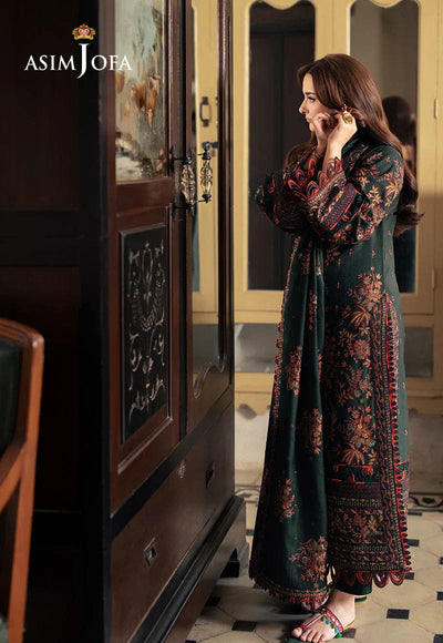 Asim Jofa- wedding Session Havey  Embroided Winter collection 3pc SC-570