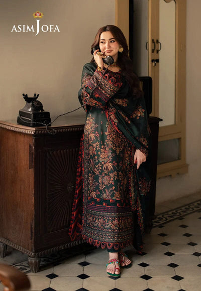 Asim Jofa- wedding Session Havey  Embroided Winter collection 3pc SC-570