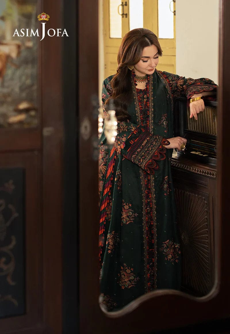 Asim Jofa- wedding Session Havey  Embroided Winter collection 3pc SC-570