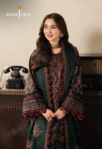 Asim Jofa- wedding Session Havey  Embroided Winter collection 3pc SC-570