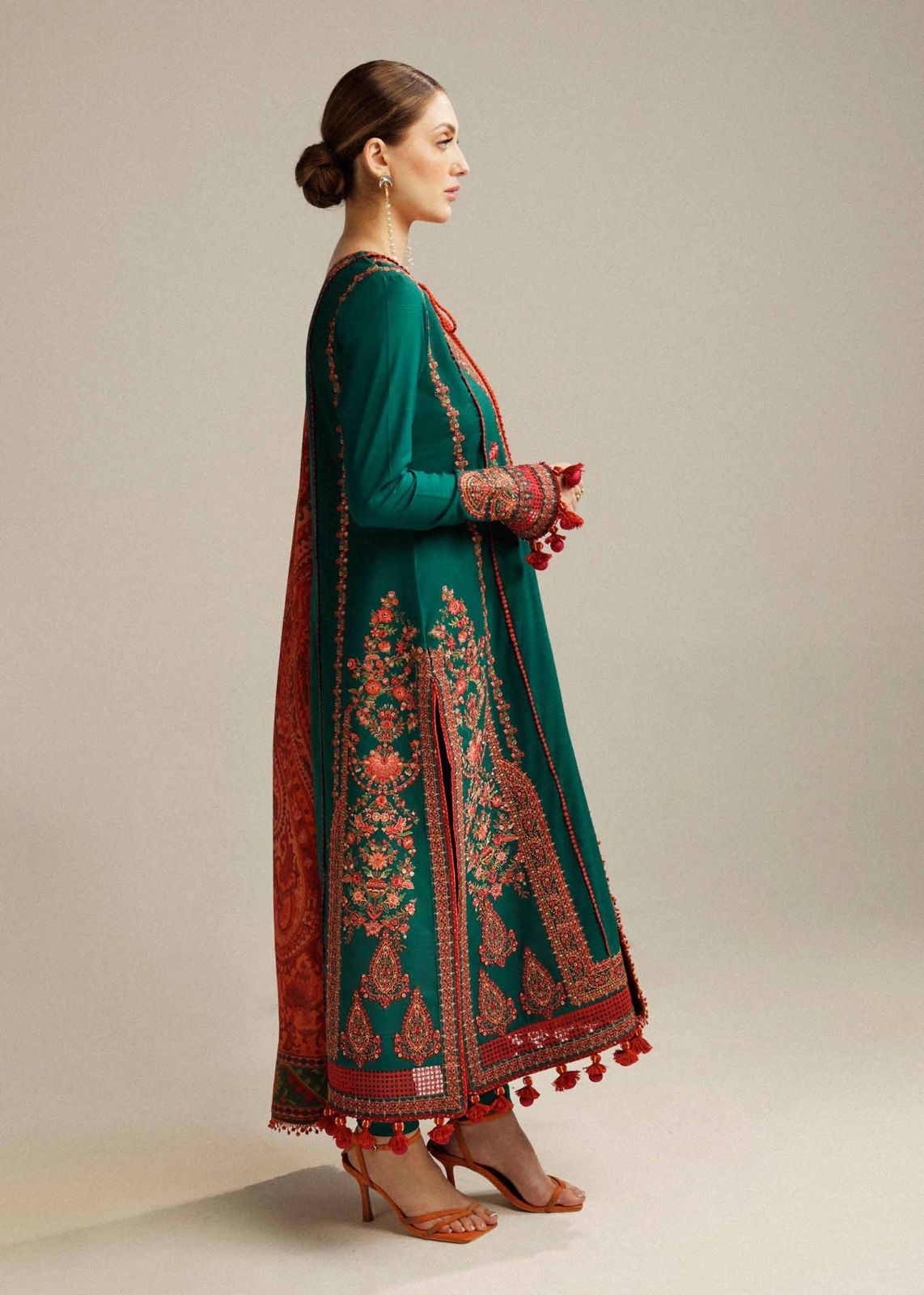 Hussain Rehar SP-01 Embroidered Wedding Session 3pc