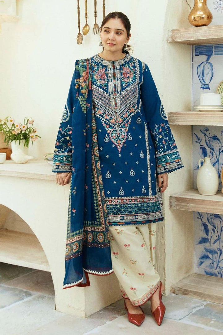 3pc Unstitched Summer Collection  Collection T.K 001