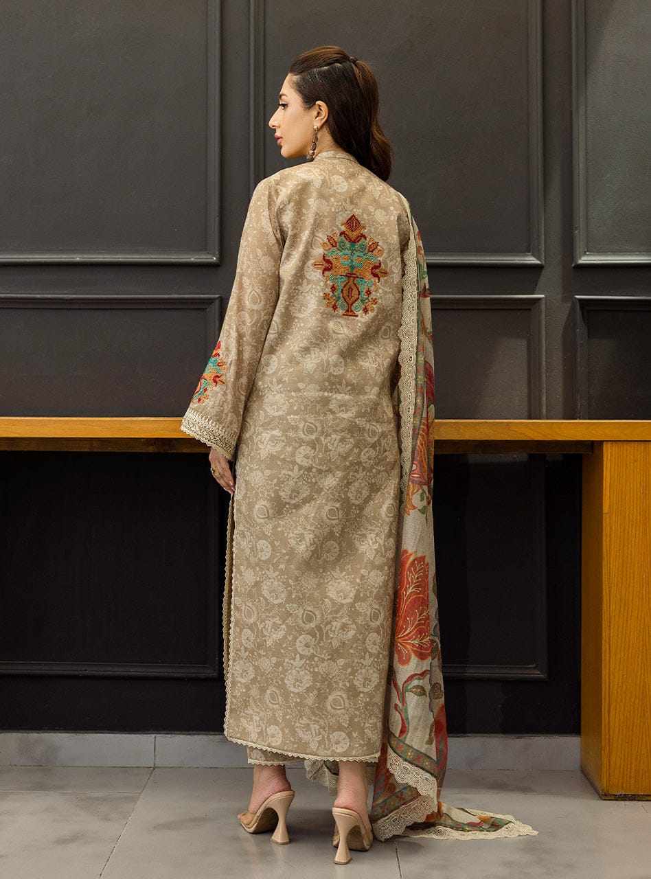 Zainab Chottani- Wedding Session printed+Embroidery Winter Collection-SC-ZC9