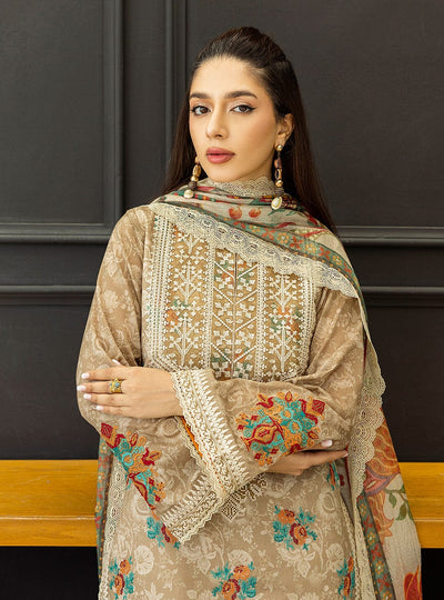 Zainab Chottani- Wedding Session printed+Embroidery Winter Collection-SC-ZC9